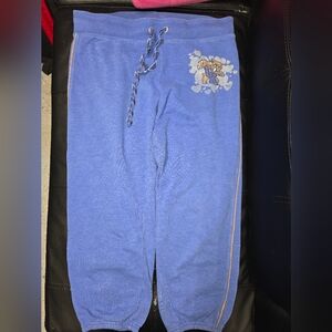 Victoria's Secret UK Wildcats Blue Sweatpants with Heart Design